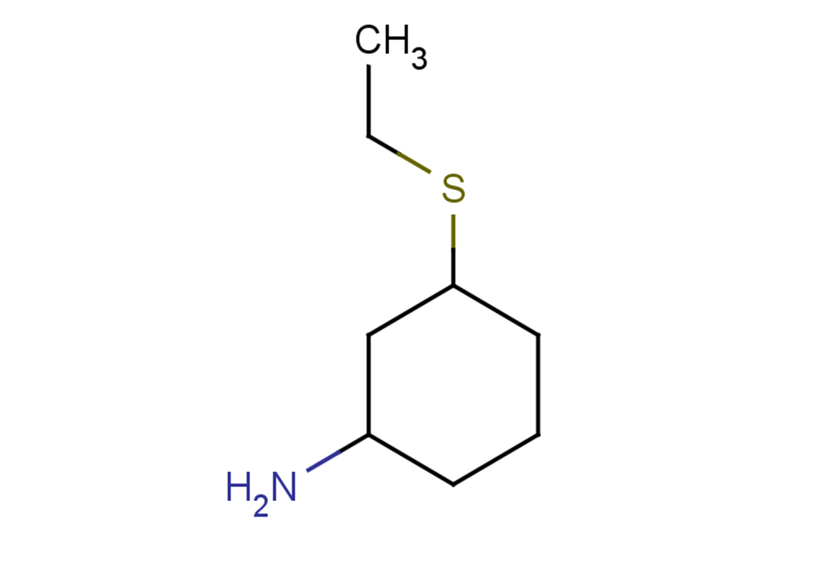 3-(ethylsulfanyl)cyclohexan-1-amine