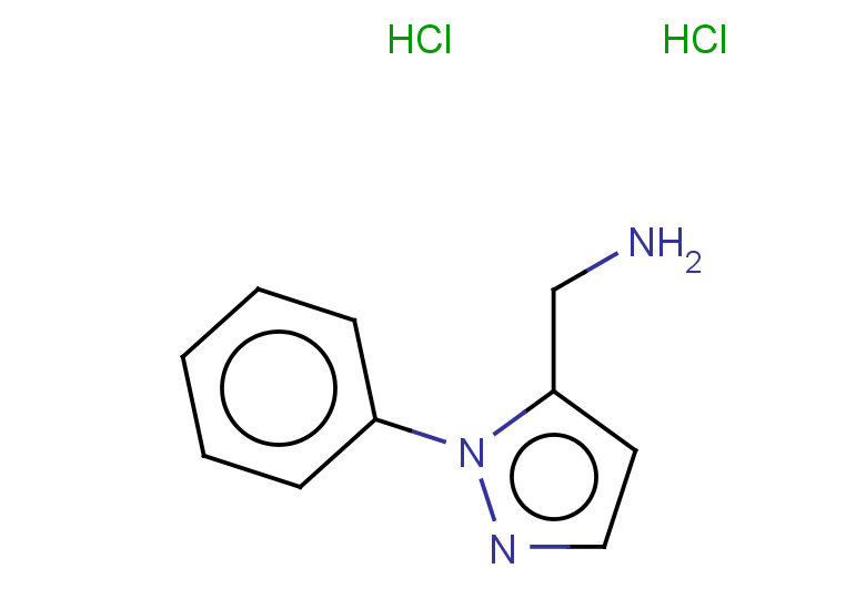 1-(1-phenyl-1H-pyrazol-5-yl)methanamine dihydrochloride