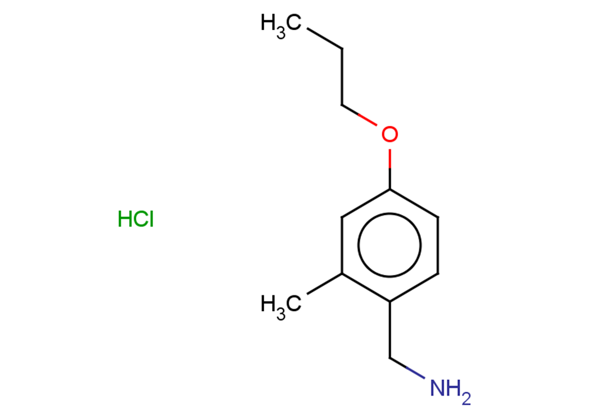 (2-methyl-4-propoxyphenyl)methanamine hydrochloride