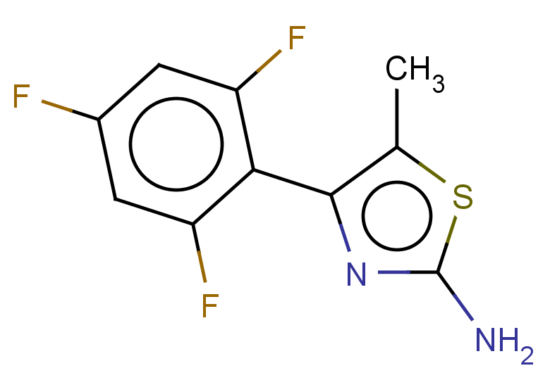 5-methyl-4-(2,4,6-trifluorophenyl)-1,3-thiazol-2-amine