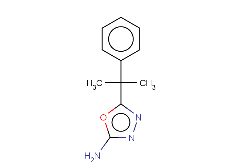 5-(2-phenylpropan-2-yl)-1,3,4-oxadiazol-2-amine