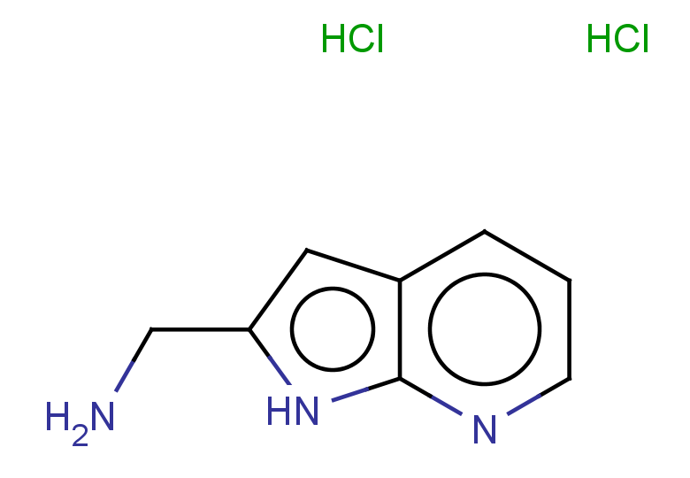1-{1H-pyrrolo[2,3-b]pyridin-2-yl}methanamine dihydrochloride