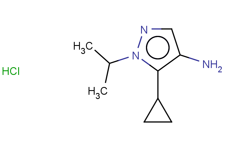 5-cyclopropyl-1-(propan-2-yl)-1H-pyrazol-4-amine hydrochloride