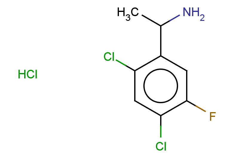 1-(2,4-dichloro-5-fluorophenyl)ethan-1-amine hydrochloride