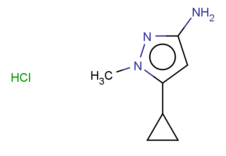 5-cyclopropyl-1-methyl-1H-pyrazol-3-amine hydrochloride