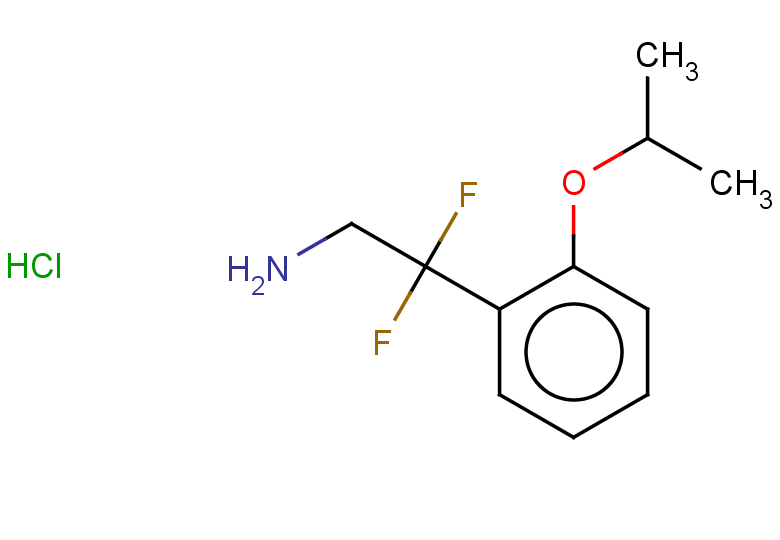 2,2-difluoro-2-[2-(propan-2-yloxy)phenyl]ethan-1-amine hydrochloride