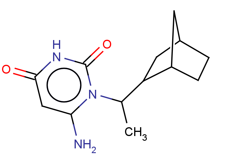 6-amino-1-(1-{bicyclo[2.2.1]heptan-2-yl}ethyl)-1,2,3,4-tetrahydropyrimidine-2,4-dione