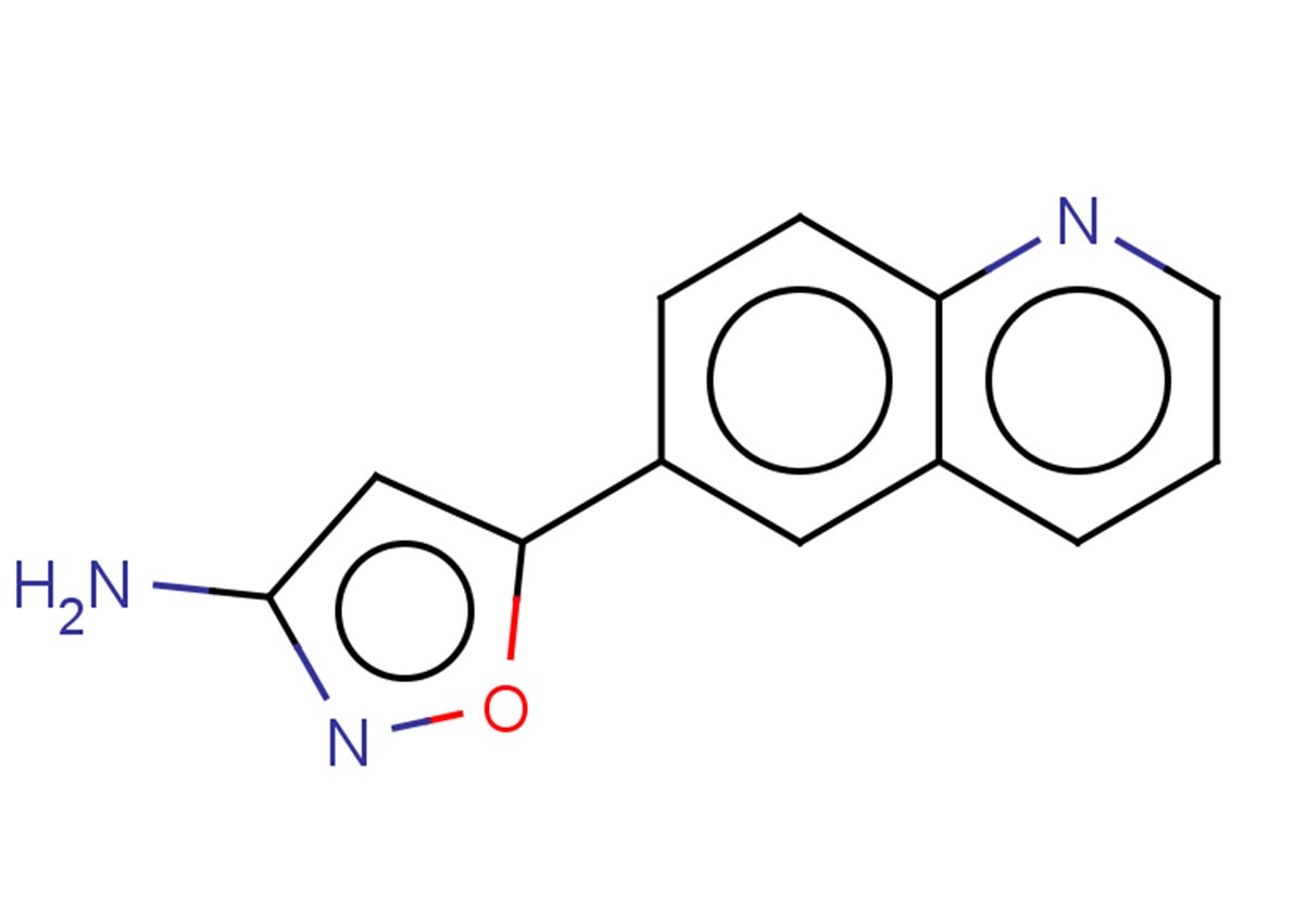 5-(quinolin-6-yl)-1,2-oxazol-3-amine