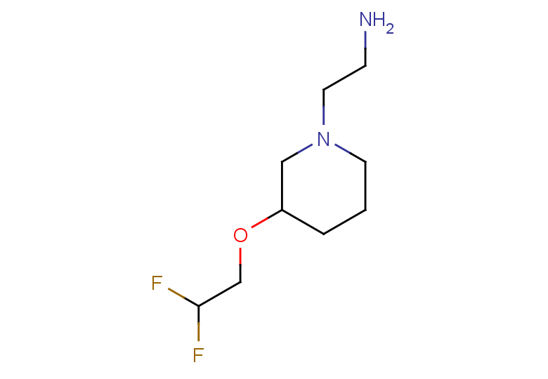 2-[3-(2,2-difluoroethoxy)piperidin-1-yl]ethan-1-amine
