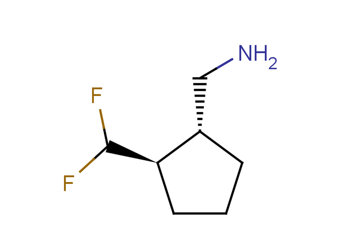 rac-1-[(1R,2R)-2-(difluoromethyl)cyclopentyl]methanamine, trans