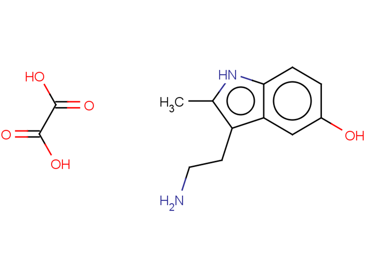 3-(2-aminoethyl)-2-methyl-1H-indol-5-ol, oxalic acid