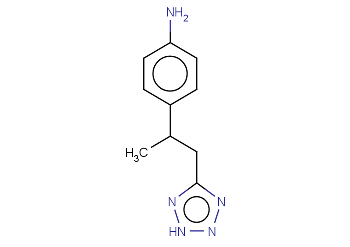 4-[1-(2H-1,2,3,4-tetrazol-5-yl)propan-2-yl]aniline