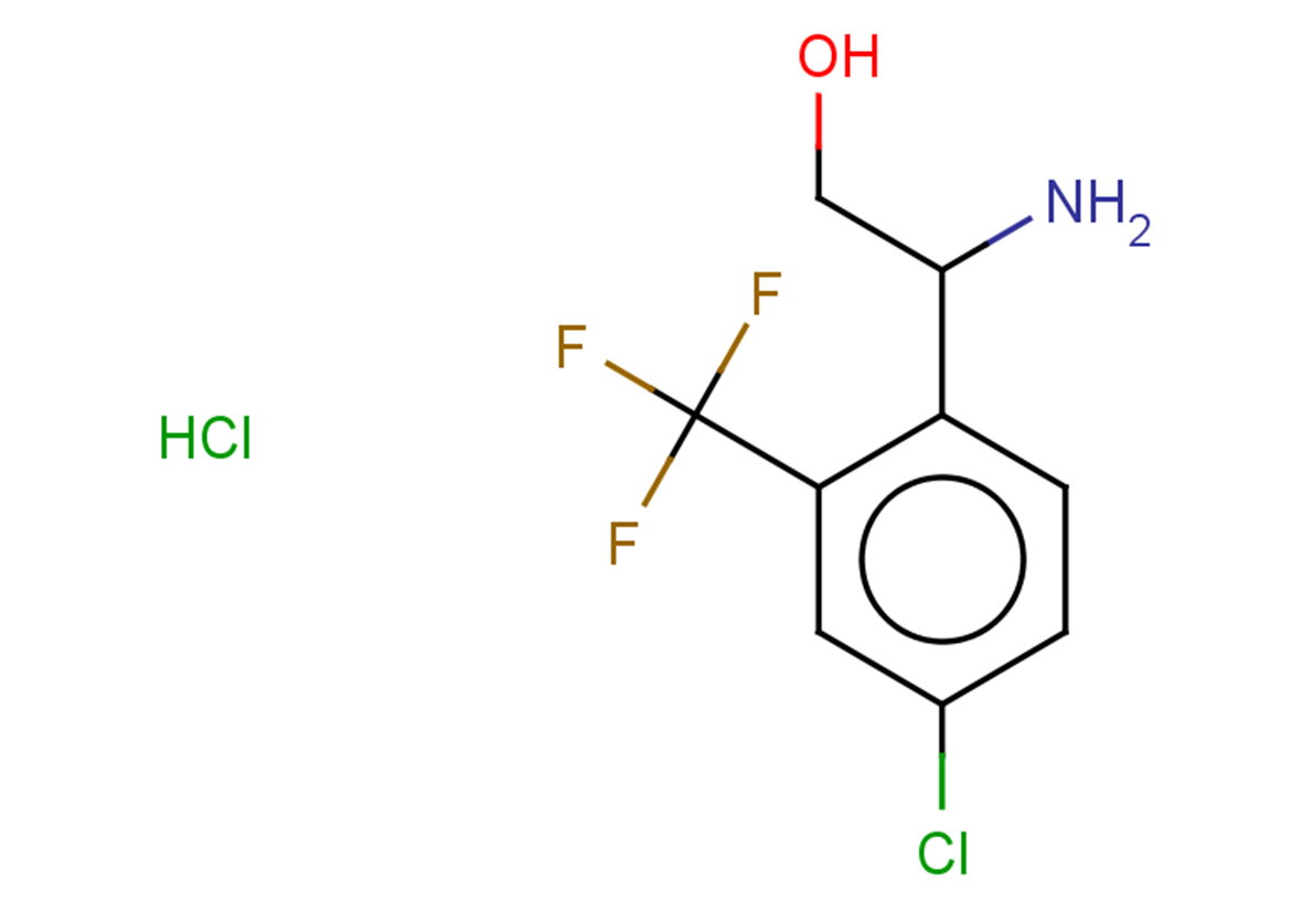 2-amino-2-[4-chloro-2-(trifluoromethyl)phenyl]ethan-1-ol hydrochloride