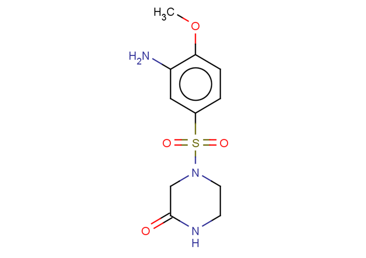 4-(3-amino-4-methoxybenzenesulfonyl)piperazin-2-one