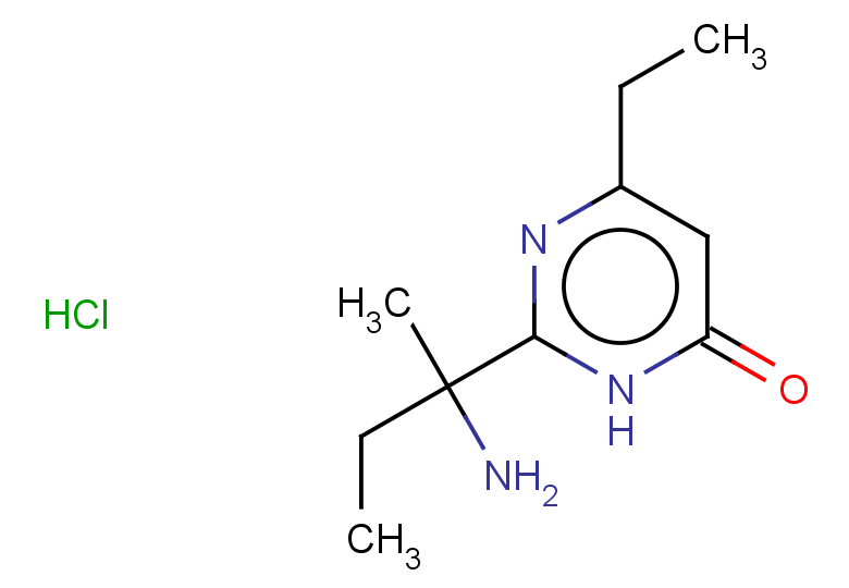 2-(2-aminobutan-2-yl)-6-ethyl-3,4-dihydropyrimidin-4-one hydrochloride