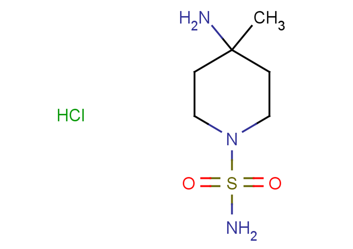 4-amino-4-methylpiperidine-1-sulfonamide hydrochloride