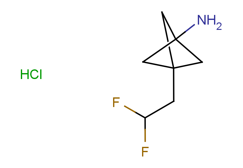 3-(2,2-difluoroethyl)bicyclo[1.1.1]pentan-1-amine hydrochloride