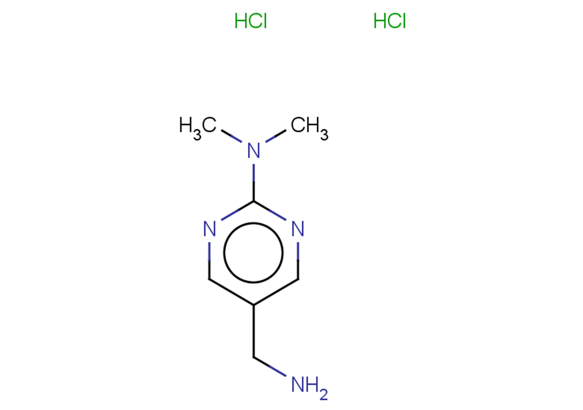 5-(aminomethyl)-N,N-dimethylpyrimidin-2-amine dihydrochloride