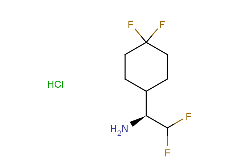 (1S)-1-(4,4-difluorocyclohexyl)-2,2-difluoroethan-1-amine hydrochloride