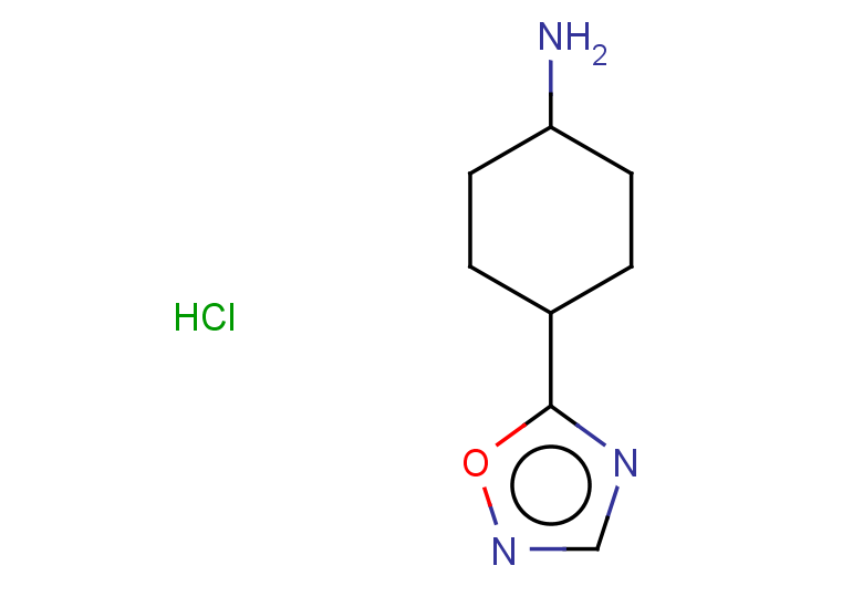 4-(1,2,4-oxadiazol-5-yl)cyclohexan-1-amine hydrochloride