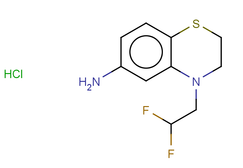 4-(2,2-difluoroethyl)-3,4-dihydro-2H-1,4-benzothiazin-6-amine hydrochloride