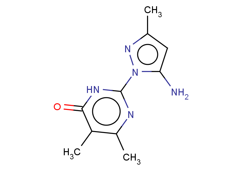 2-(5-amino-3-methyl-1H-pyrazol-1-yl)-5,6-dimethyl-3,4-dihydropyrimidin-4-one