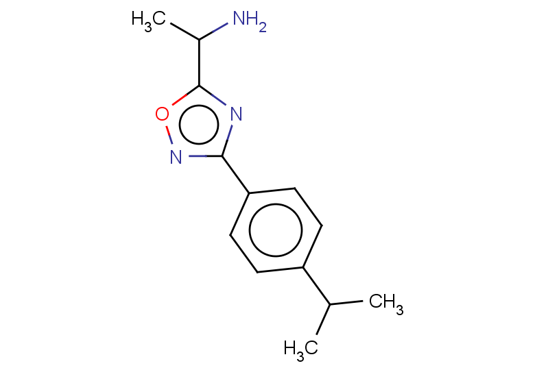 1-{3-[4-(propan-2-yl)phenyl]-1,2,4-oxadiazol-5-yl}ethan-1-amine