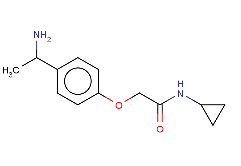 2-[4-(1-aminoethyl)phenoxy]-N-cyclopropylacetamide