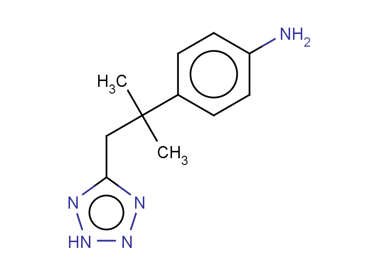 4-[2-methyl-1-(2H-1,2,3,4-tetrazol-5-yl)propan-2-yl]aniline