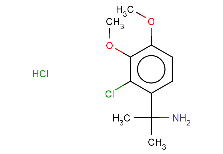 2-(2-chloro-3,4-dimethoxyphenyl)propan-2-amine hydrochloride