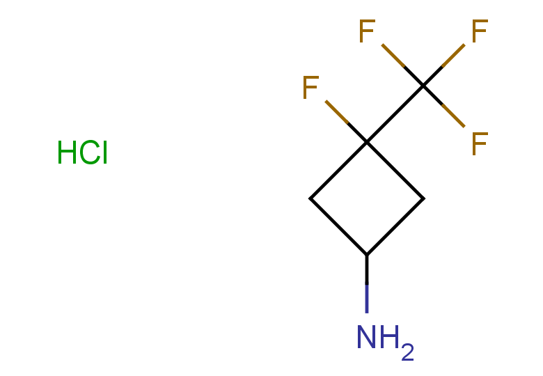 3-fluoro-3-(trifluoromethyl)cyclobutan-1-amine hydrochloride, Mixture of diastereomers