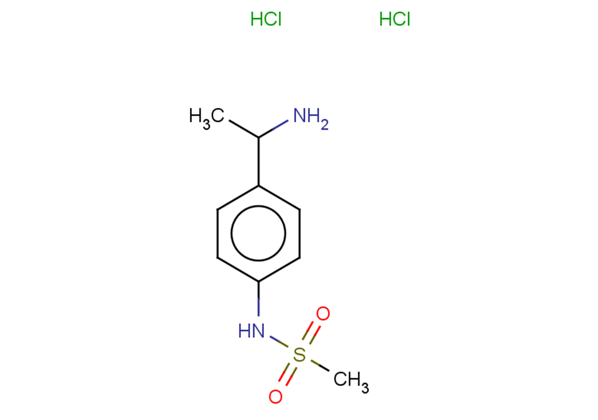 N-[4-(1-aminoethyl)phenyl]methanesulfonamide dihydrochloride
