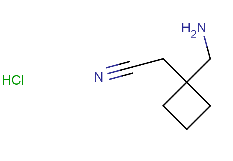 2-[1-(aminomethyl)cyclobutyl]acetonitrile hydrochloride