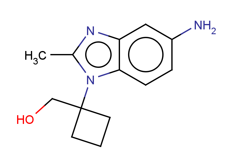[1-(5-amino-2-methyl-1H-1,3-benzodiazol-1-yl)cyclobutyl]methanol