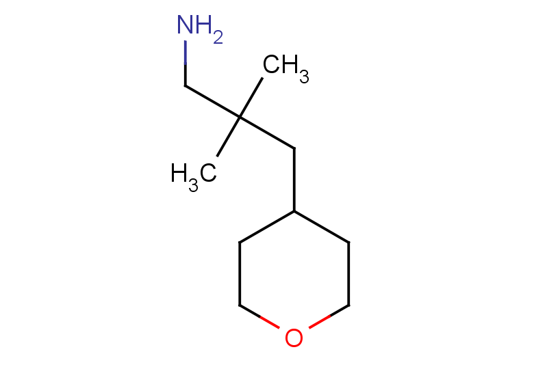 2,2-dimethyl-3-(oxan-4-yl)propan-1-amine