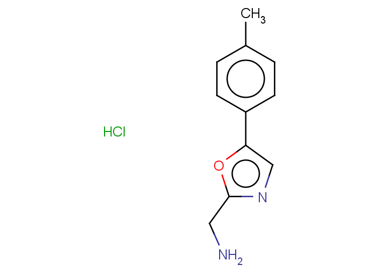 [5-(4-methylphenyl)-1,3-oxazol-2-yl]methanamine hydrochloride