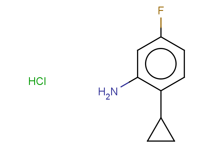 2-cyclopropyl-5-fluoroaniline hydrochloride