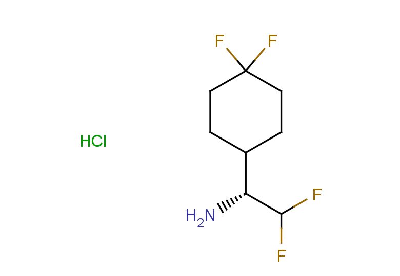 (1R)-1-(4,4-difluorocyclohexyl)-2,2-difluoroethan-1-amine hydrochloride
