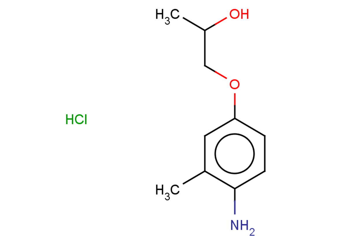 1-(4-amino-3-methylphenoxy)propan-2-ol hydrochloride