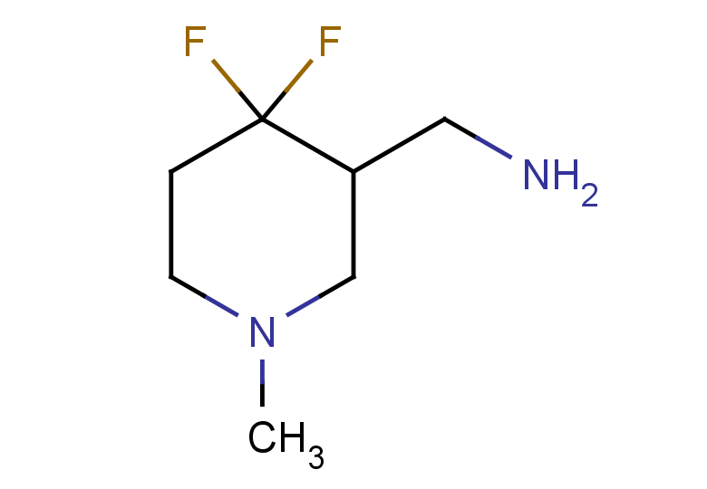 (4,4-difluoro-1-methylpiperidin-3-yl)methanamine