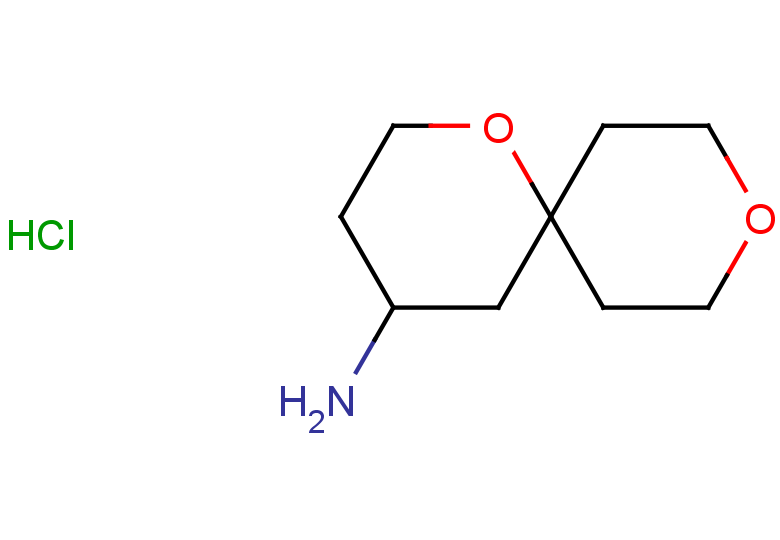 1,9-dioxaspiro[5.5]undecan-4-amine hydrochloride