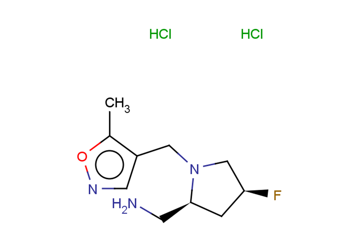 [(2S,4S)-4-fluoro-1-[(5-methyl-1,2-oxazol-4-yl)methyl]pyrrolidin-2-yl]methanamine dihydrochloride