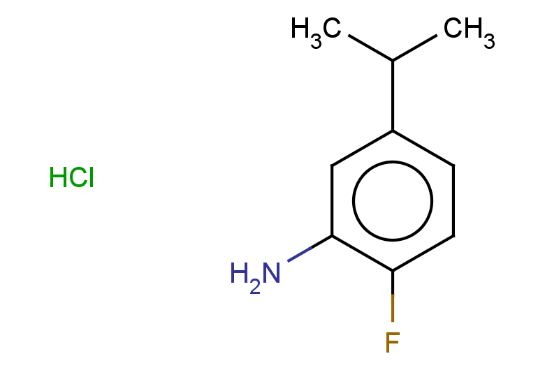 2-fluoro-5-(propan-2-yl)aniline hydrochloride