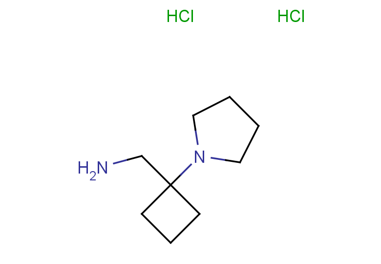 1-[1-(pyrrolidin-1-yl)cyclobutyl]methanamine dihydrochloride