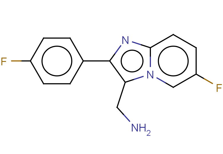 [6-fluoro-2-(4-fluorophenyl)imidazo[1,2-a]pyridin-3-yl]methanamine