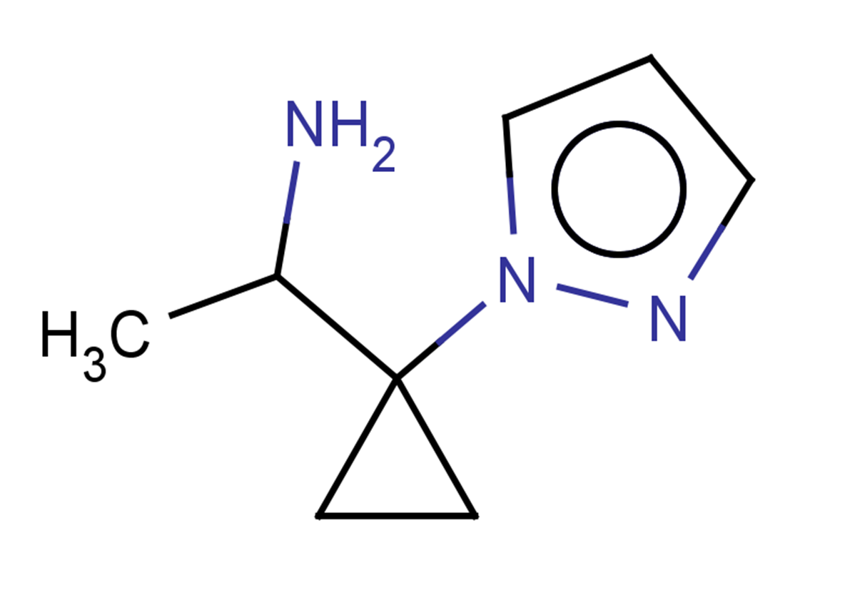 1-[1-(1H-pyrazol-1-yl)cyclopropyl]ethan-1-amine