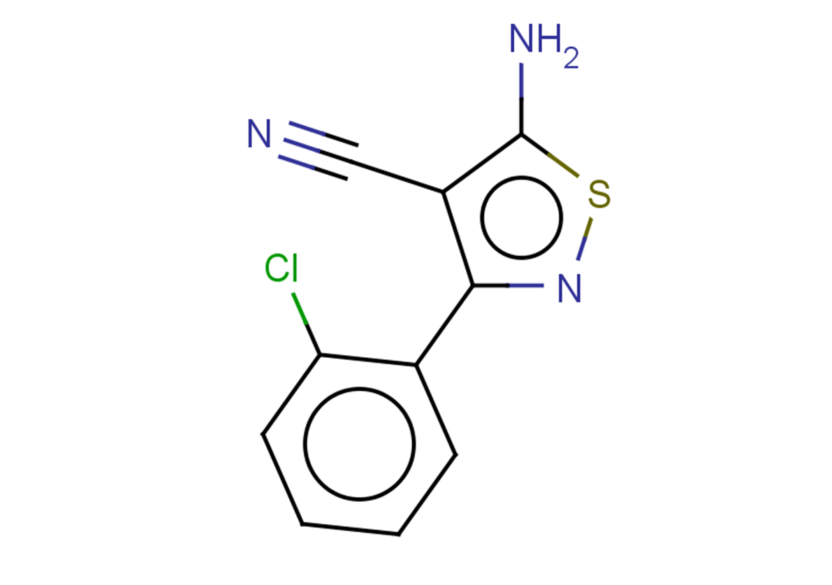5-amino-3-(2-chlorophenyl)-1,2-thiazole-4-carbonitrile