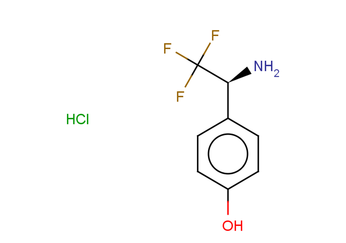 4-[(1S)-1-amino-2,2,2-trifluoroethyl]phenol hydrochloride