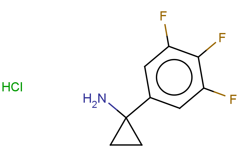 1-(3,4,5-trifluorophenyl)cyclopropan-1-amine hydrochloride