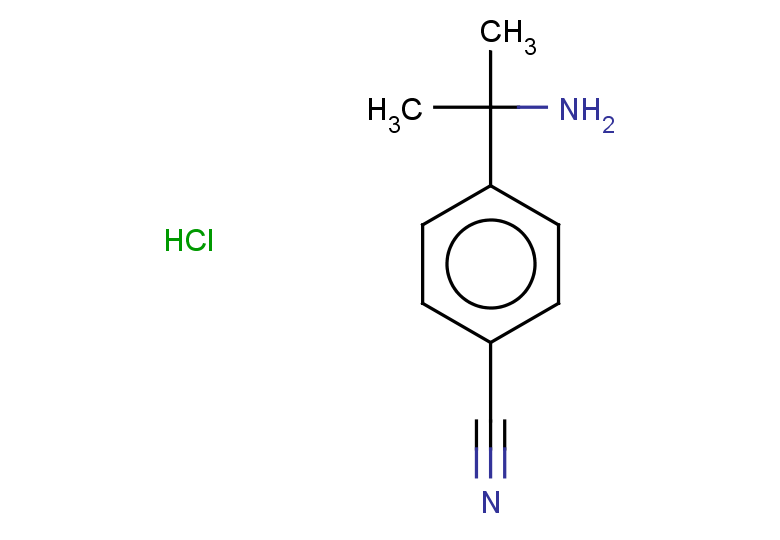 4-(2-aminopropan-2-yl)benzonitrile hydrochloride